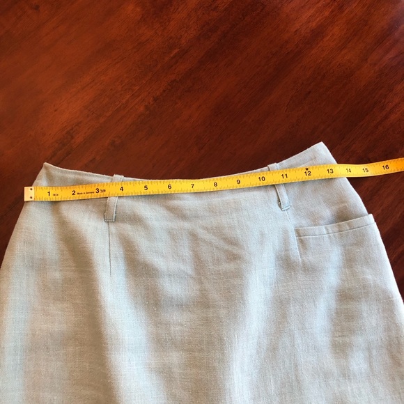 French linen skirt with full lining - Picture 2 of 10